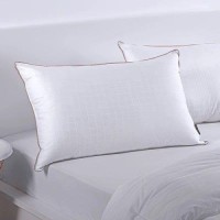 300TC 100% cotton white solid polyester pillow