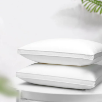 100% cotton white solid polyester pillow