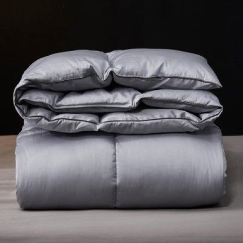 TT brushed white microfiber quilt